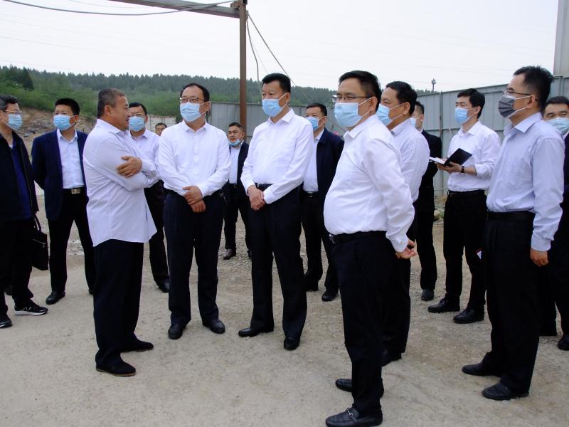 抓住项目不放松---王勤光到安博网页版集团调研重点项目情况