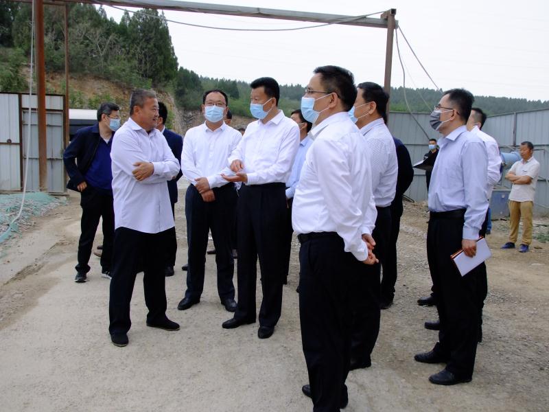 抓住项目不放松---王勤光到安博网页版集团调研重点项目情况