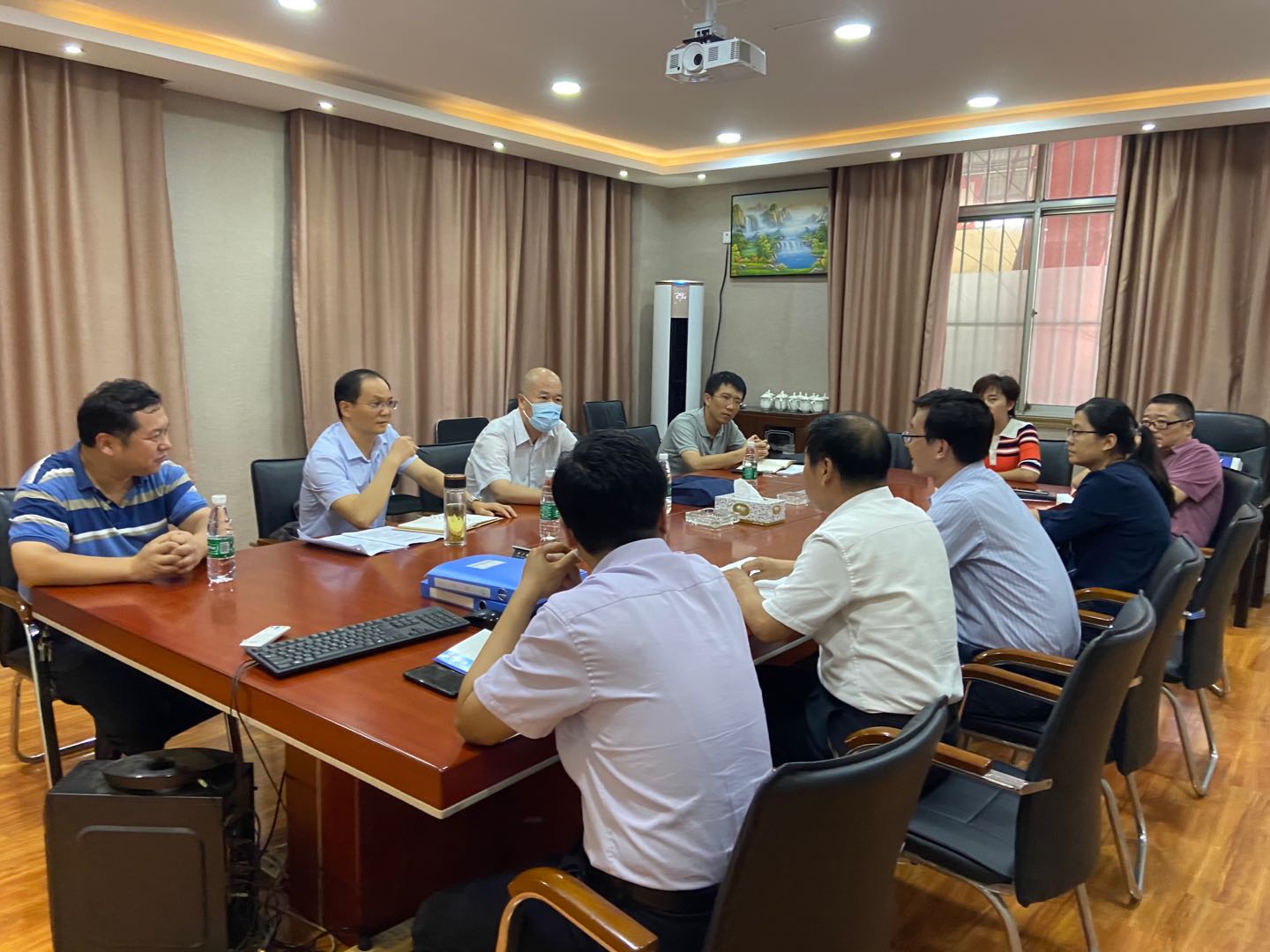 省总工会联合调研组来安博网页版集团调研