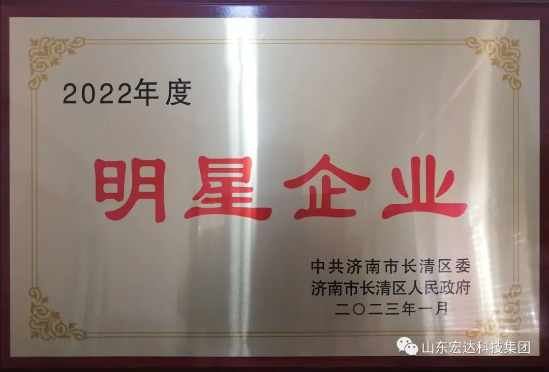 【再耀星坛】安博网页版再获长清区“明星企业”称号