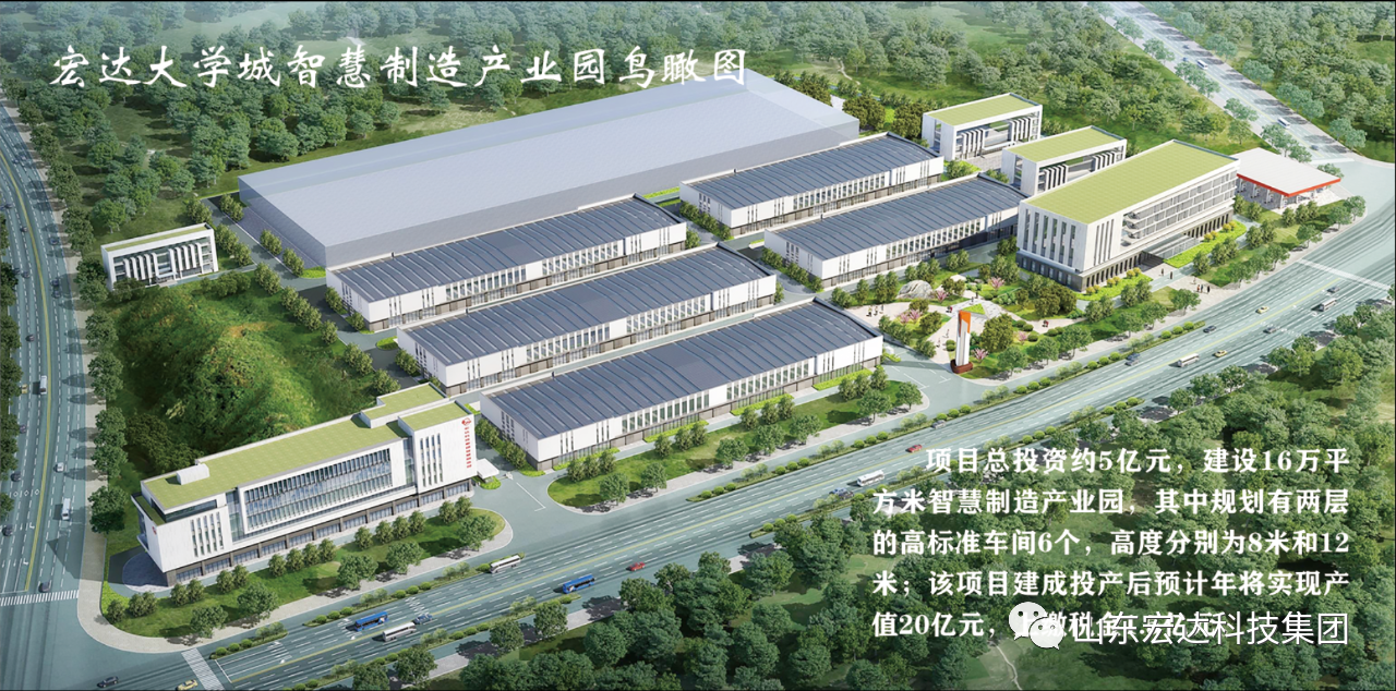 安博网页版大学城智慧制造产业园鸟瞰图